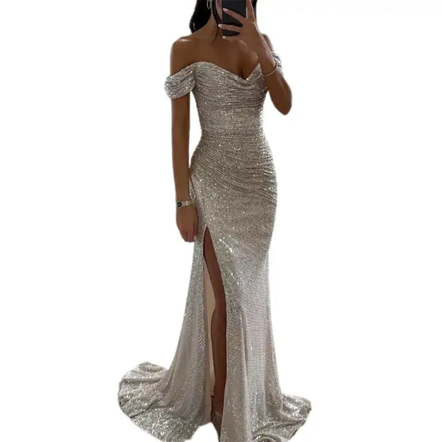 Beatrix | Sequin Evening Wedding Guest Dress