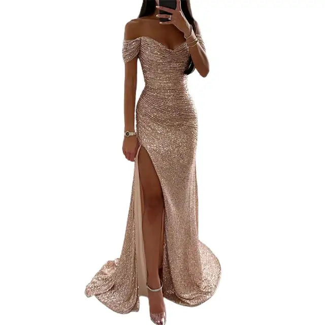 Beatrix | Sequin Evening Wedding Guest Dress