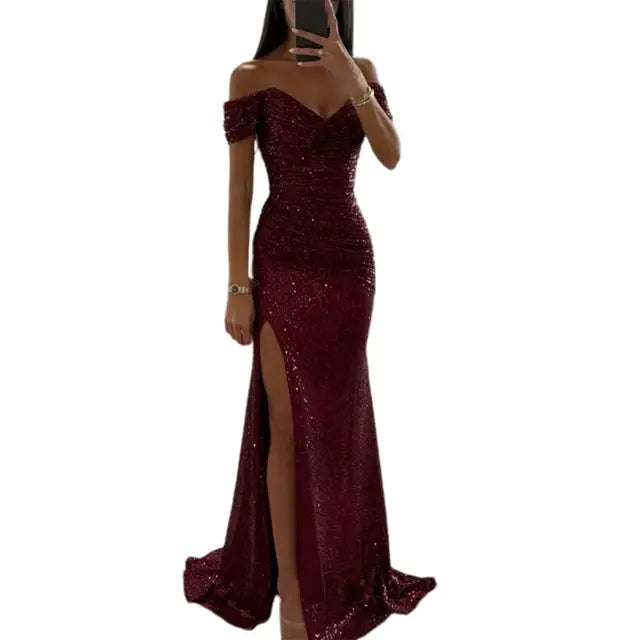 Beatrix | Sequin Evening Wedding Guest Dress