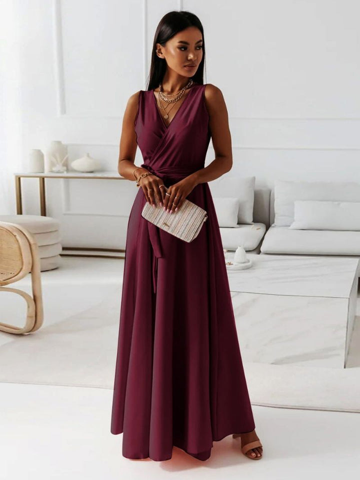 Anya | Envelope Maxi Wedding Guest Dress