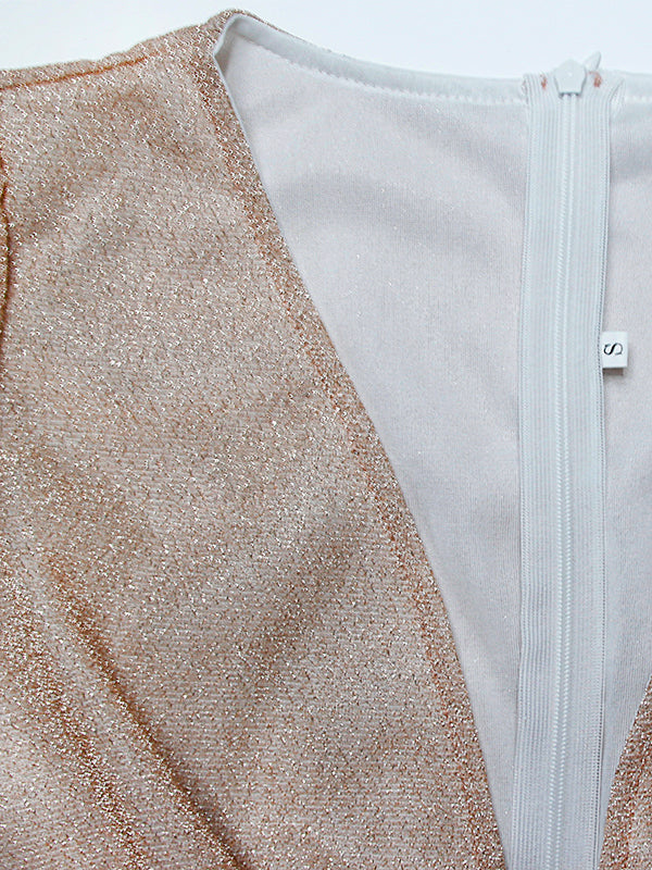 Sarai | Shimmer Sleeve Wedding Guest Dress