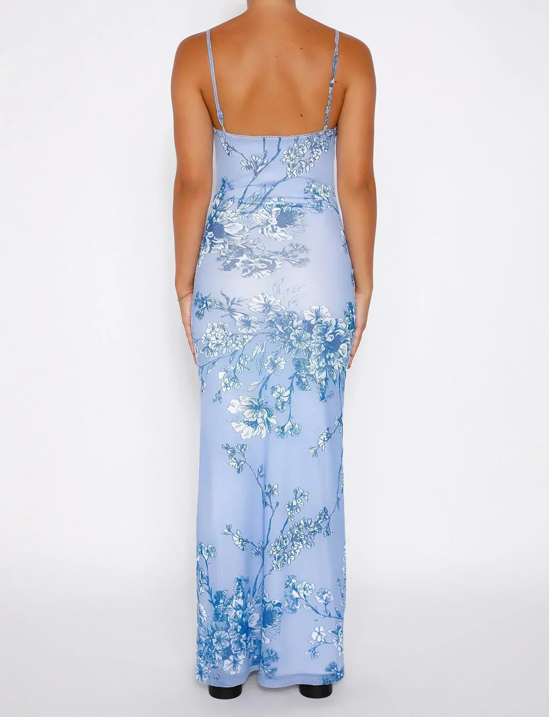 Vivian | Floral Lace Maxi Wedding Guest Dress