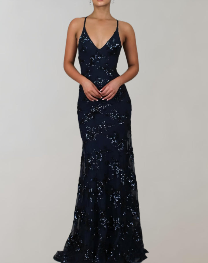 Claire | Glitter Gala Wedding Guest Dress