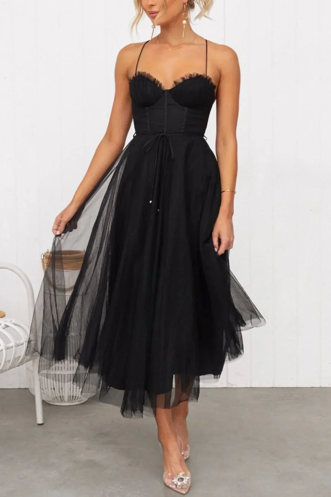 Kiera | Lace Corset Wedding Guest Dress