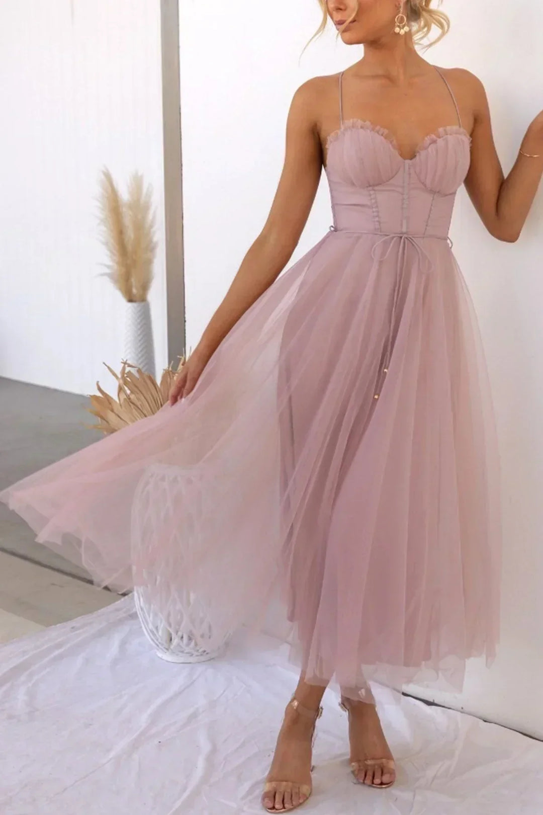 Kiera | Lace Corset Wedding Guest Dress