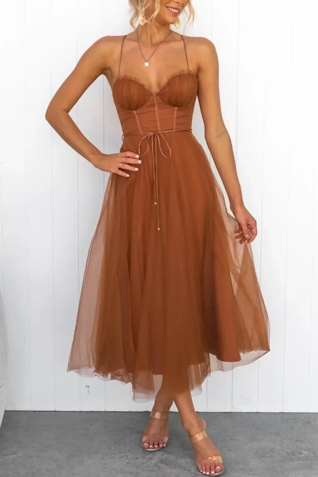Kiera | Lace Corset Wedding Guest Dress