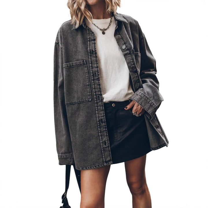 Grace | Oversized Denim Shirt Jacket