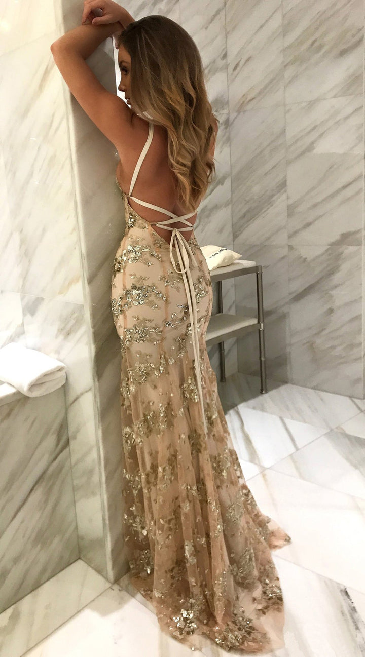Bianca | Sparkling Slit Wedding Guest Dress