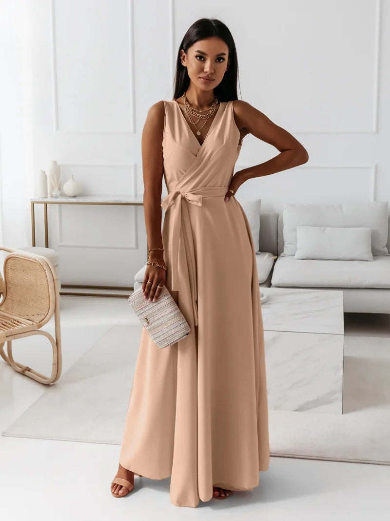 Anya | Envelope Maxi Wedding Guest Dress