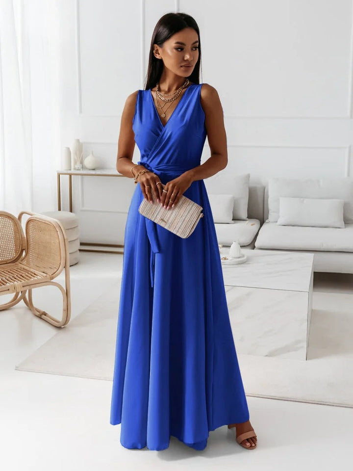 Anya | Envelope Maxi Wedding Guest Dress