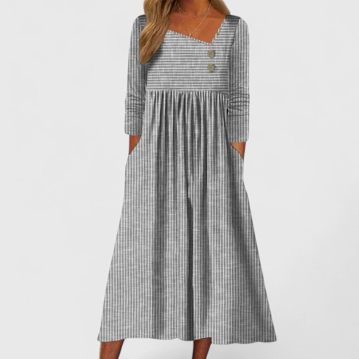 Cleomarie | Elegant Tailored Midi Dress