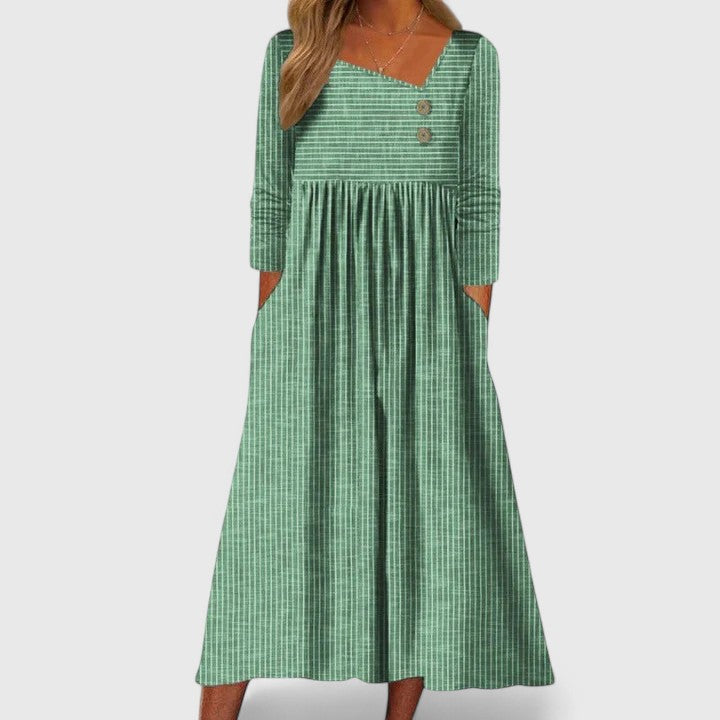 Cleomarie | Elegant Tailored Midi Dress