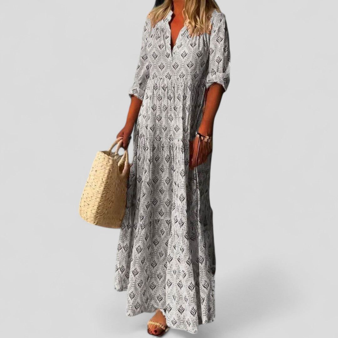 Marcivine | Sophisticated Flowing Maxi Dress