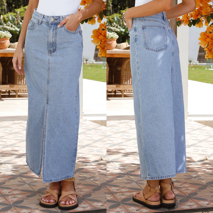 Claire | Denim Skirt