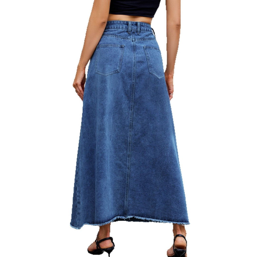 Madeline | High-Waist Maxi Denim Skirt