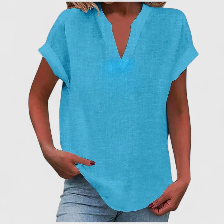Xavinah | Comfort V-Neck Blouse