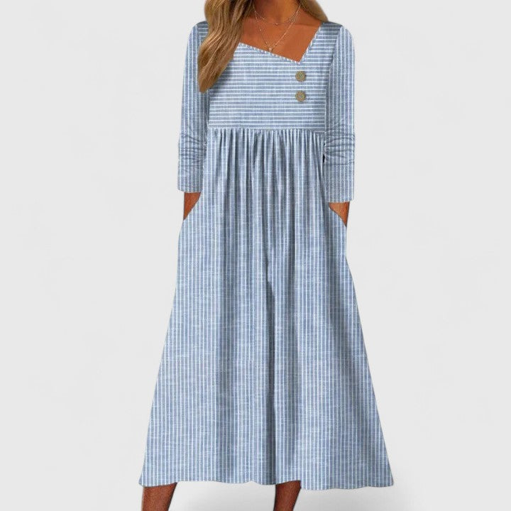 Cleomarie | Elegant Tailored Midi Dress