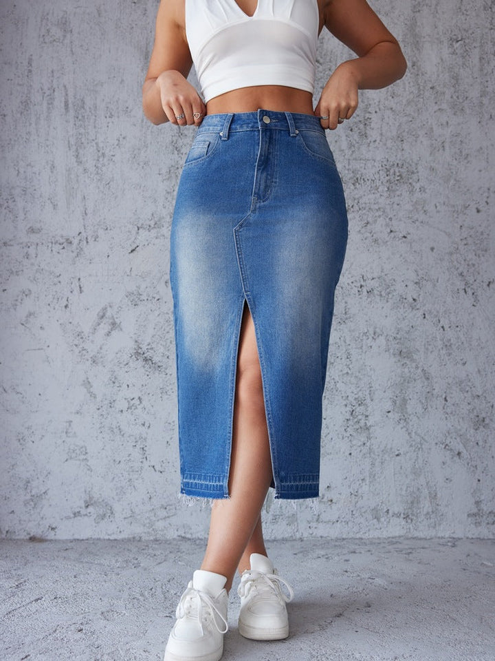 Chic and Style women's denim skirt