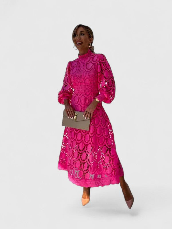 Kryzandra | Elegant Evening Midi Dress
