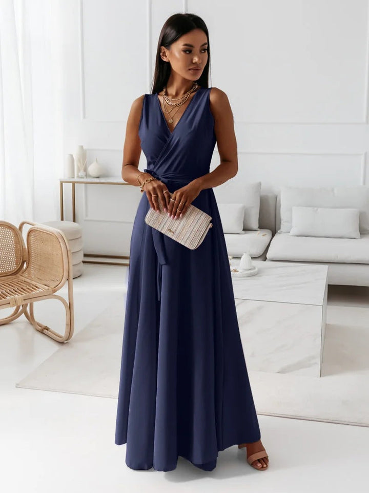 Anya | Envelope Maxi Wedding Guest Dress