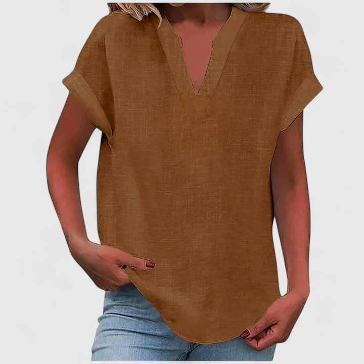 Xavinah | Comfort V-Neck Blouse