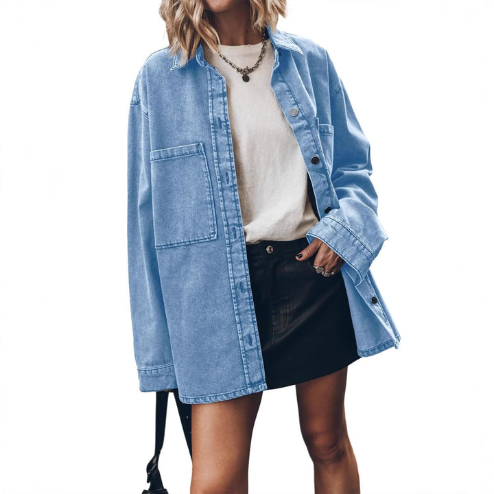 Grace | Oversized Denim Shirt Jacket