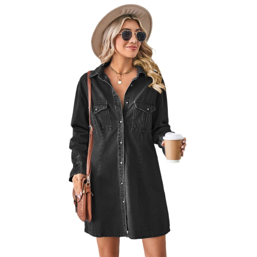 Natalie | Chic Denim Shirt Dress