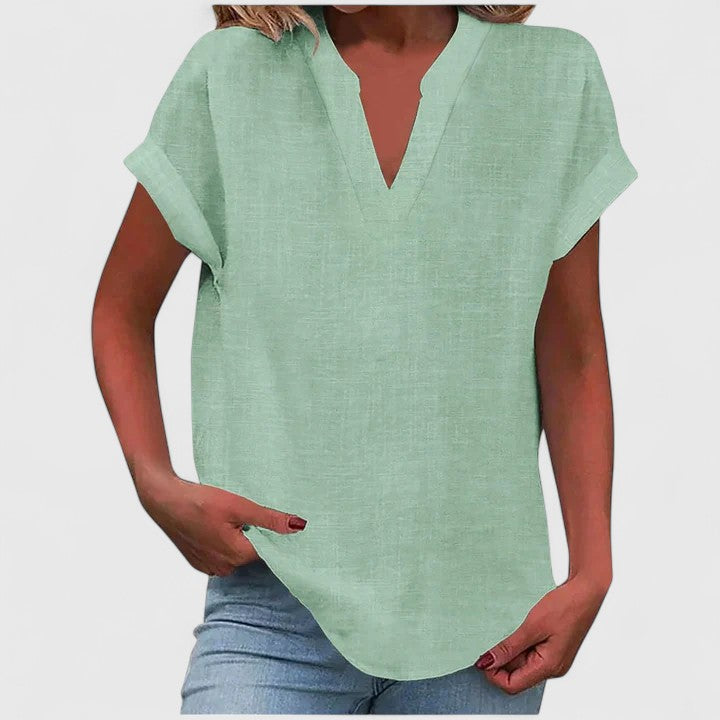 Xavinah | Comfort V-Neck Blouse