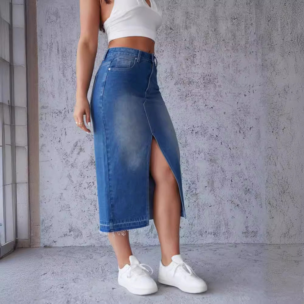 Chic and Style women's denim skirt
