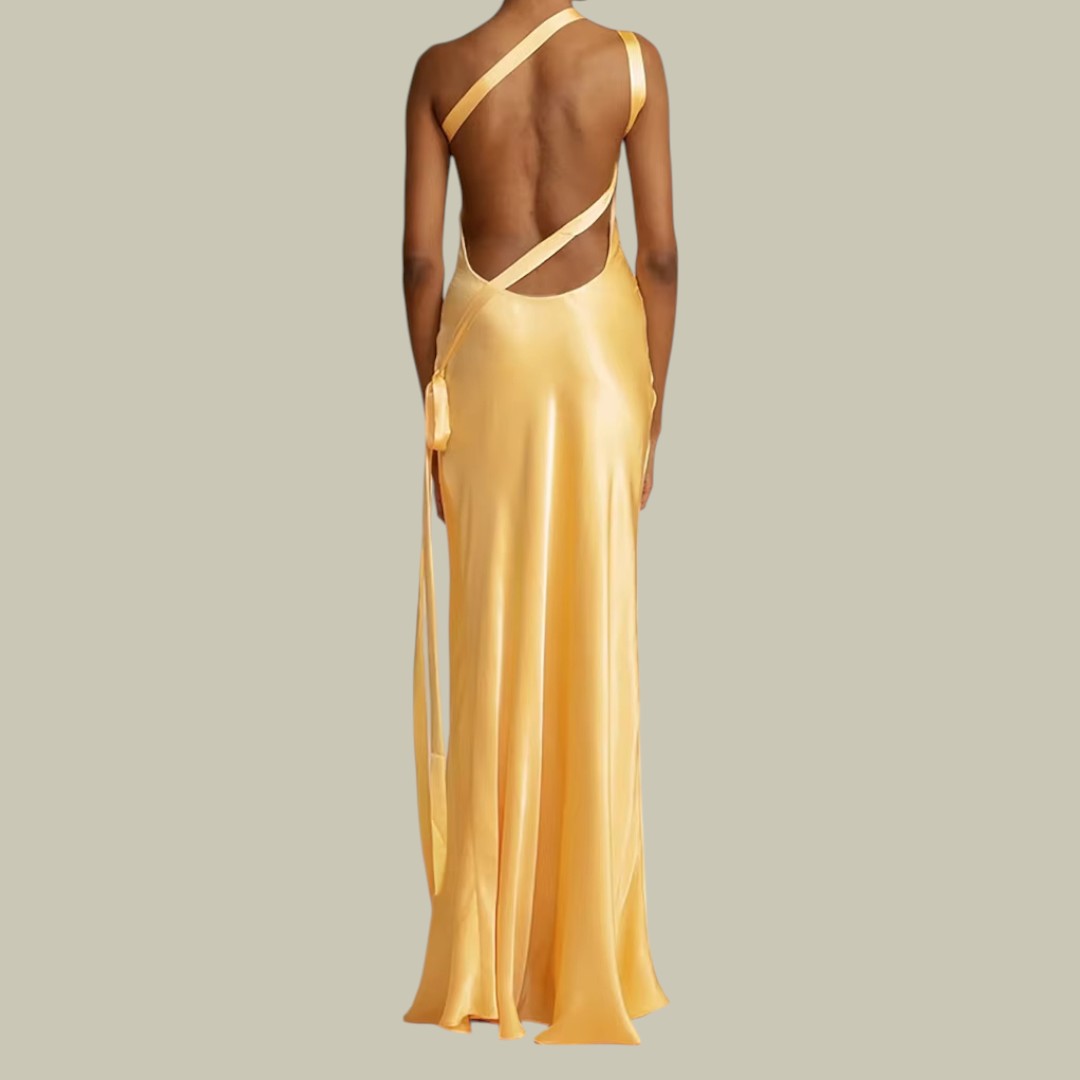 Isadora | Backless Evening Wedding Guest Dress