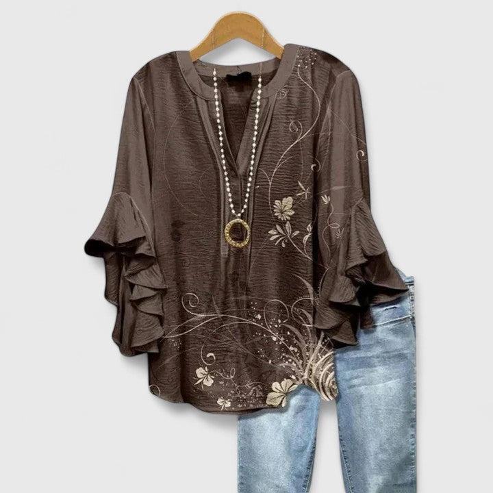 Taylisse | Sophisticated Printed Blouse