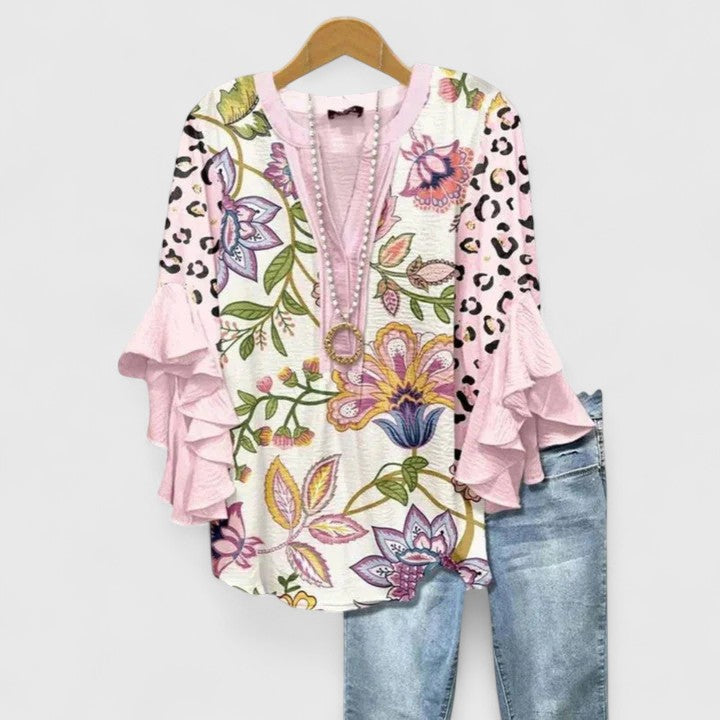 Taylisse | Sophisticated Printed Blouse