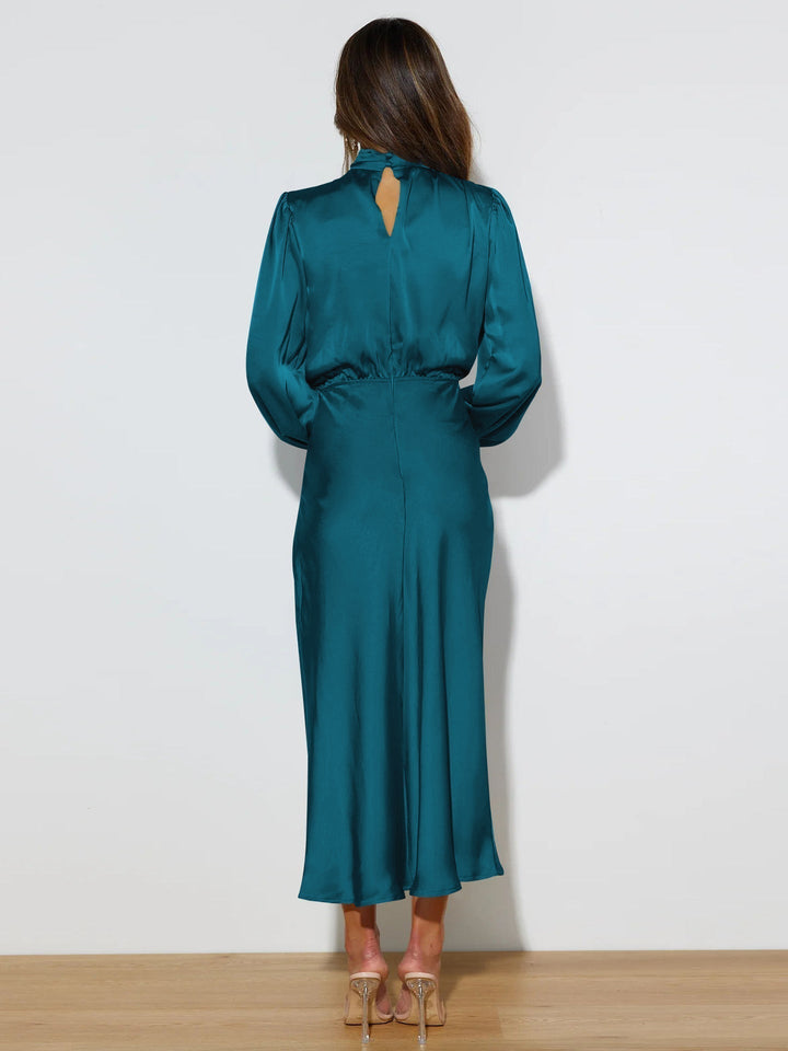 Orla | Satin Bodycon Wedding Guest Dress