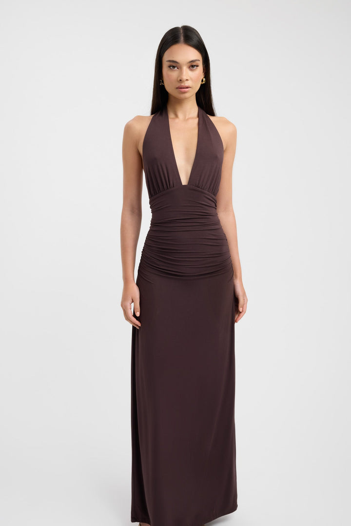 Serenya™ | Elegant Side-Slit Maxi Dress