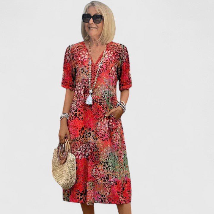 Isolde™ | Stylish Pleated Midi Dress