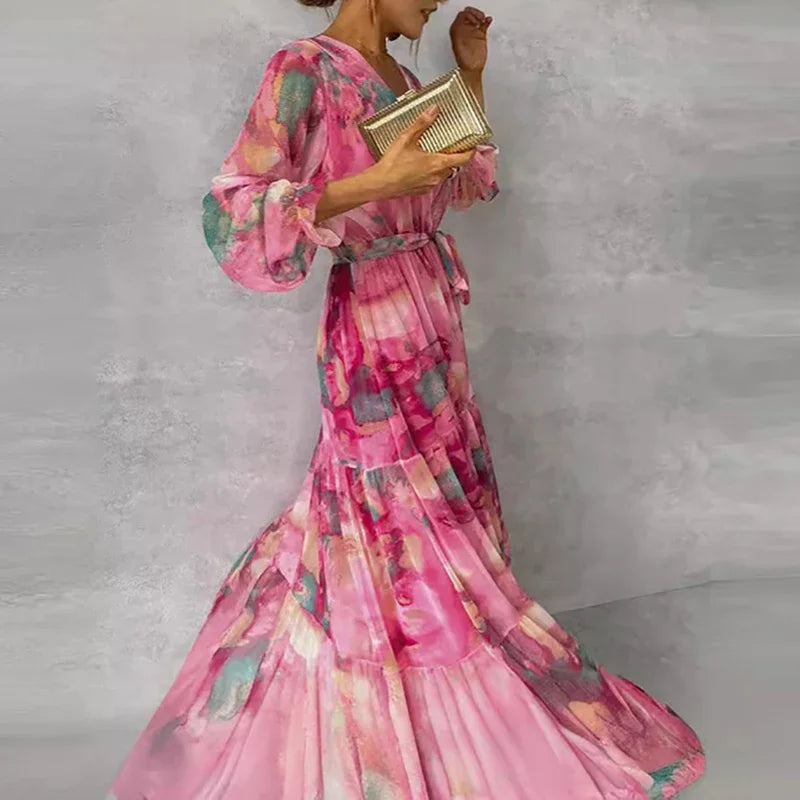 Katie | Floral Handmade Wedding Guest Dress