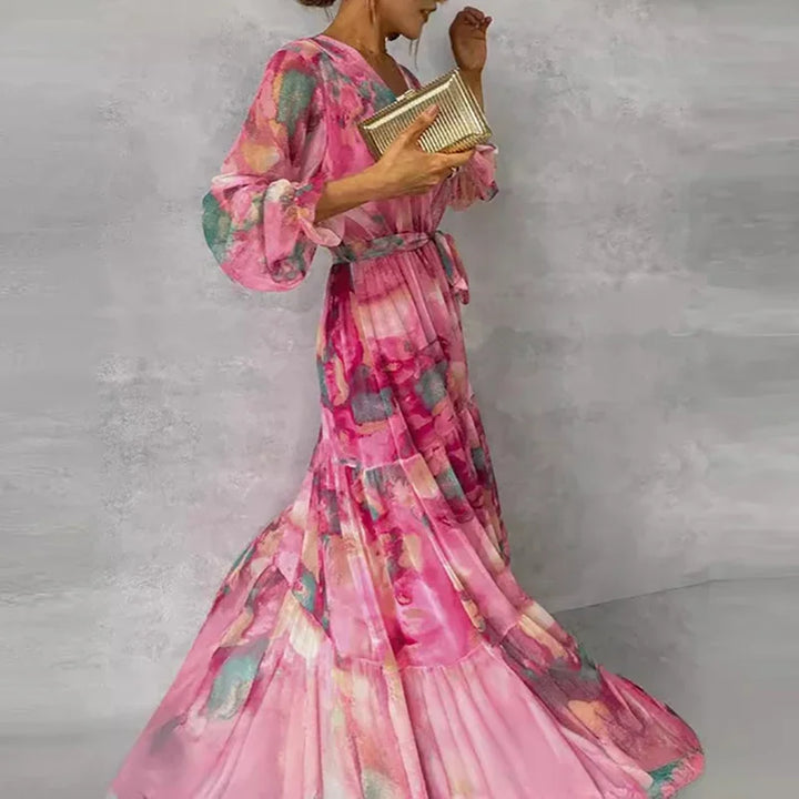 Katie | Floral Handmade Wedding Guest Dress