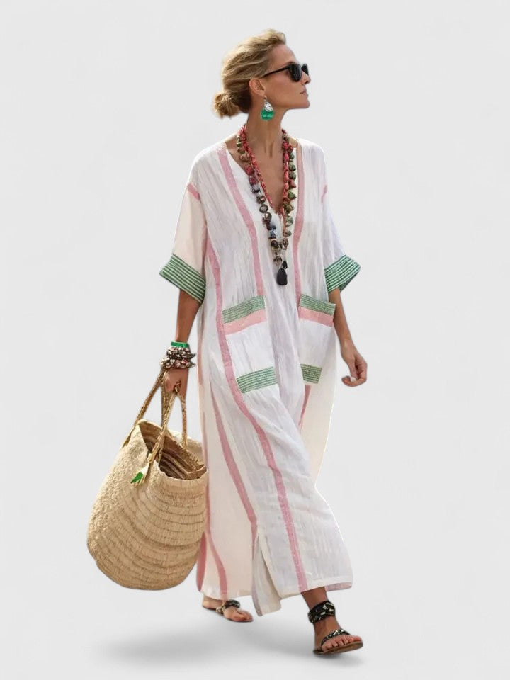 Kyvanna | Elegant Side-Slit Maxi Dress