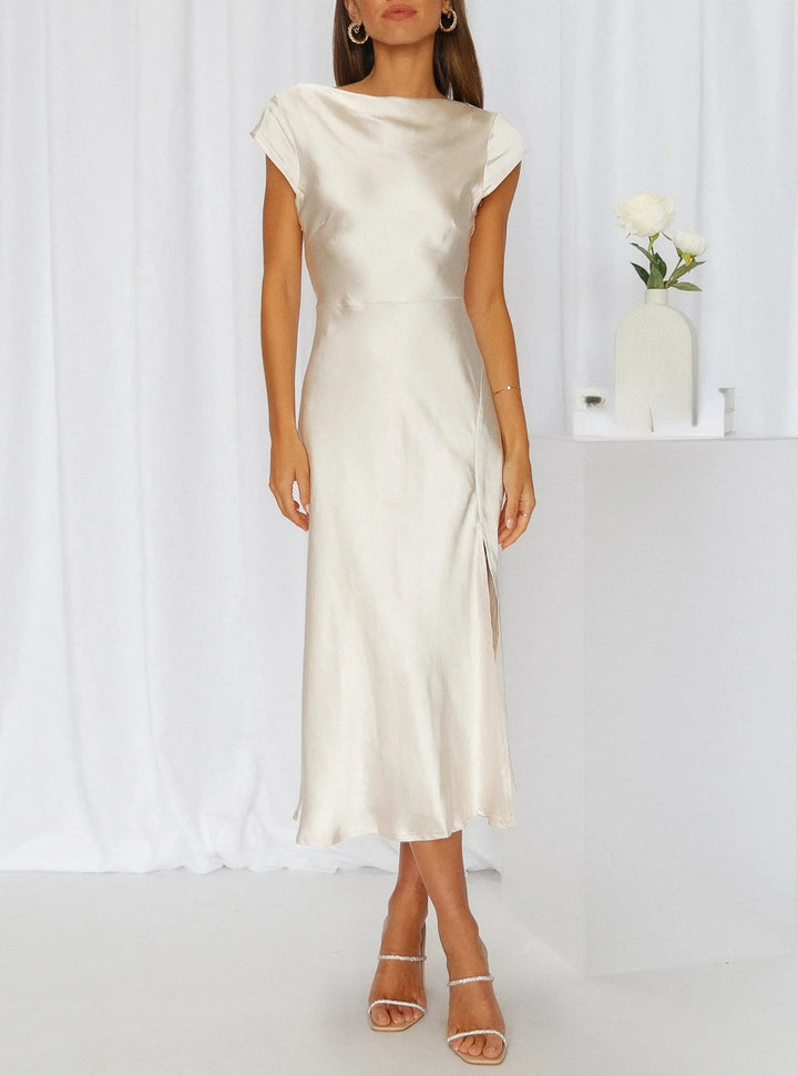 Charlotte | Silk Wedding Guest Dress