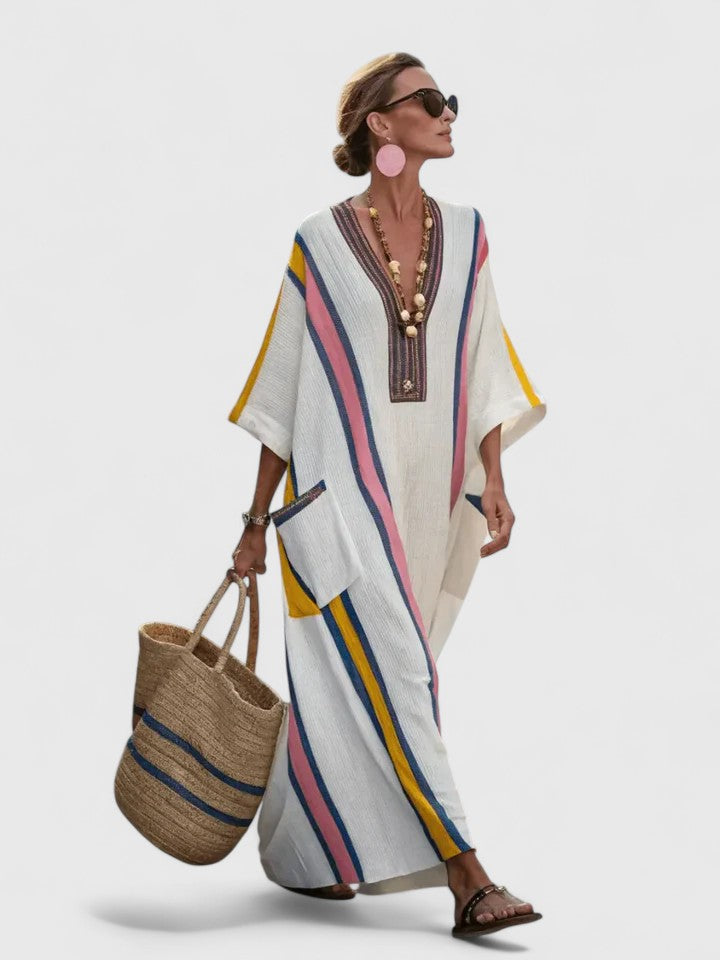 Kyvanna | Elegant Side-Slit Maxi Dress