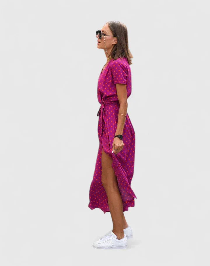 Celymarae | Elegant Pink Party Dress