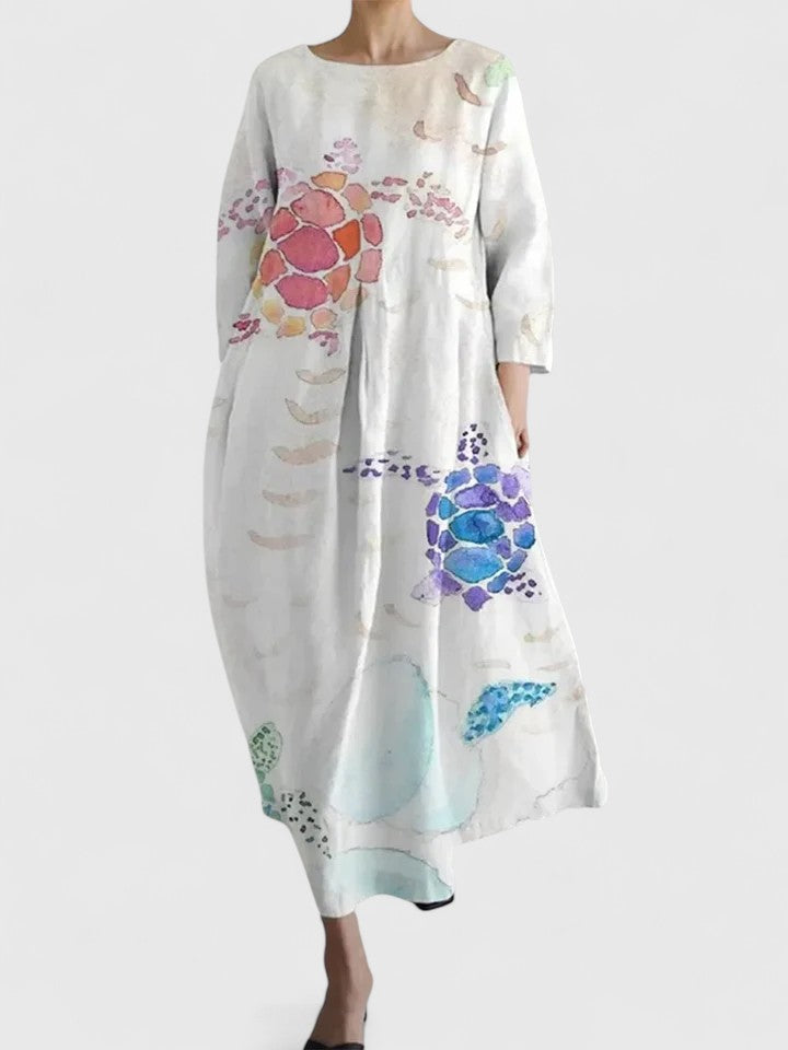 Margaritte | Stylish Printed Midi Dress