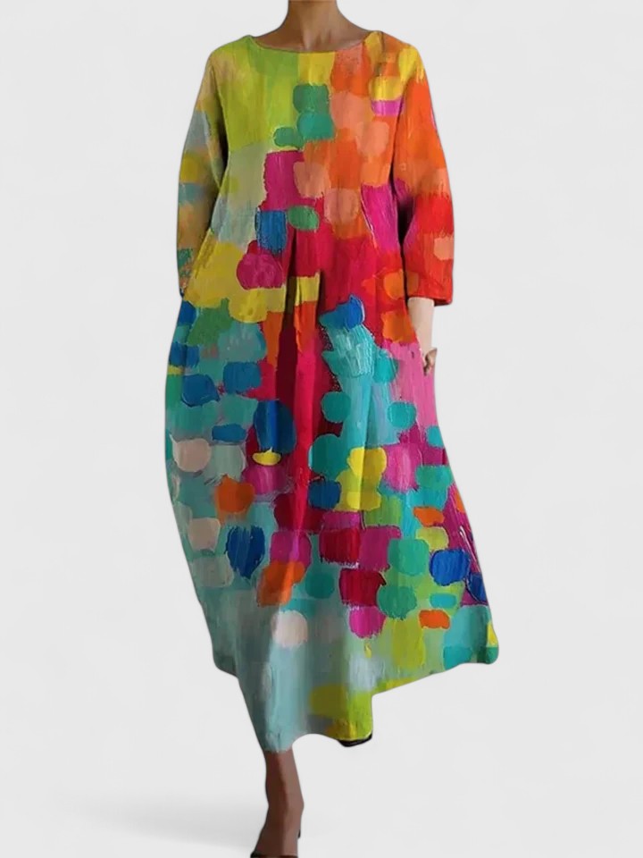 Margaritte | Stylish Printed Midi Dress