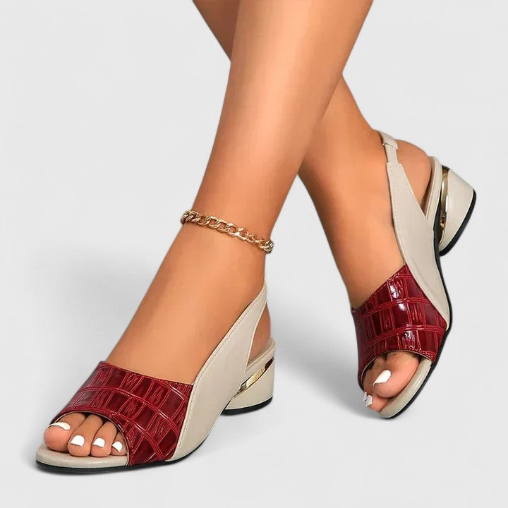 Mariah | Orthopedic Leather Strap Sandals