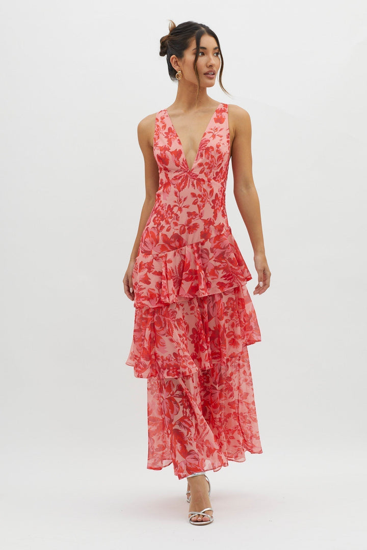 Taviana™ | Sophisticated Pleated Midi Dress