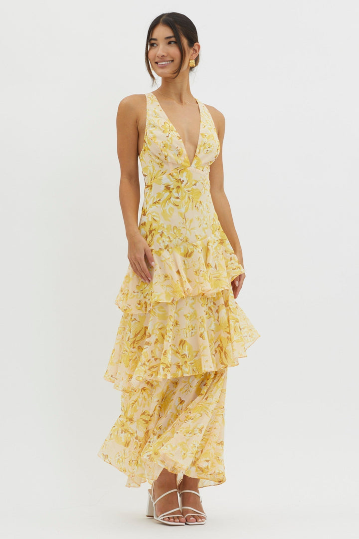 Taviana™ | Sophisticated Pleated Midi Dress