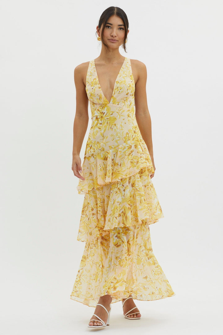 Taviana™ | Sophisticated Pleated Midi Dress