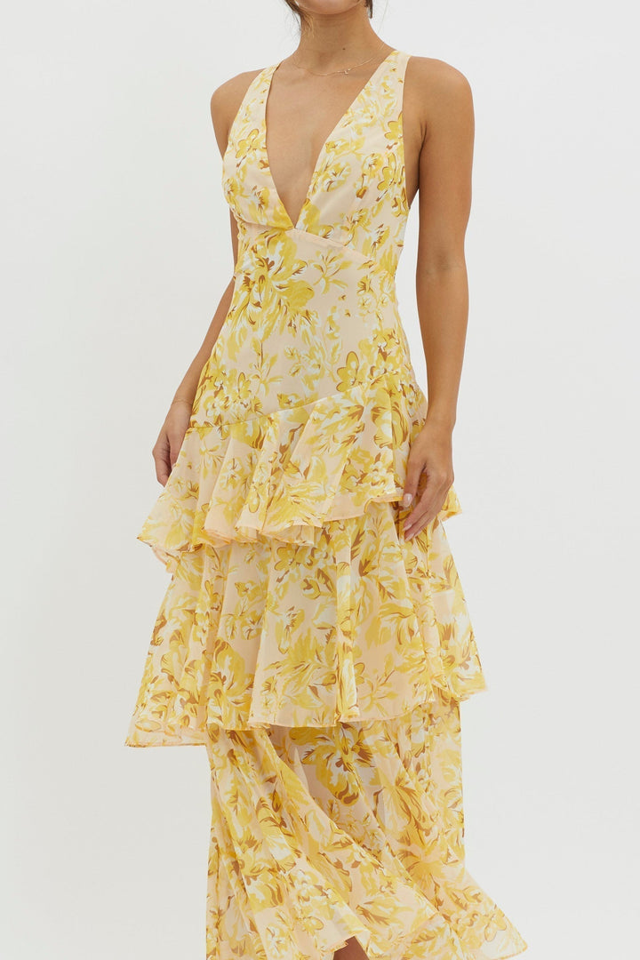 Taviana™ | Sophisticated Pleated Midi Dress