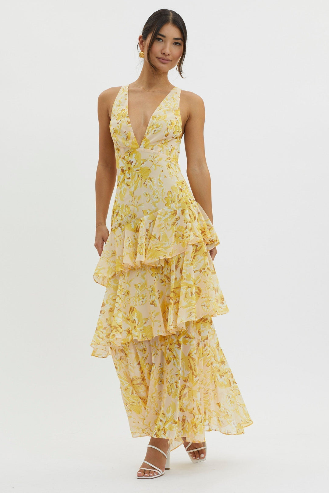 Taviana™ | Sophisticated Pleated Midi Dress