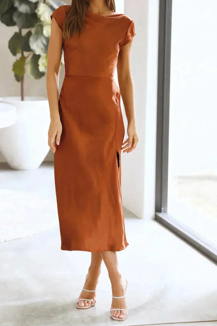 Charlotte | Silk Wedding Guest Dress